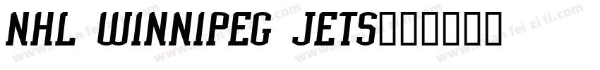 NHL Winnipeg Jets字体转换